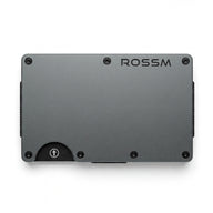 Rossm Gunmetal Carbon Fiber Wallet